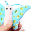 Милая бабочка в форме бумажных крыльев кошачья мята игрушка для домашних животных